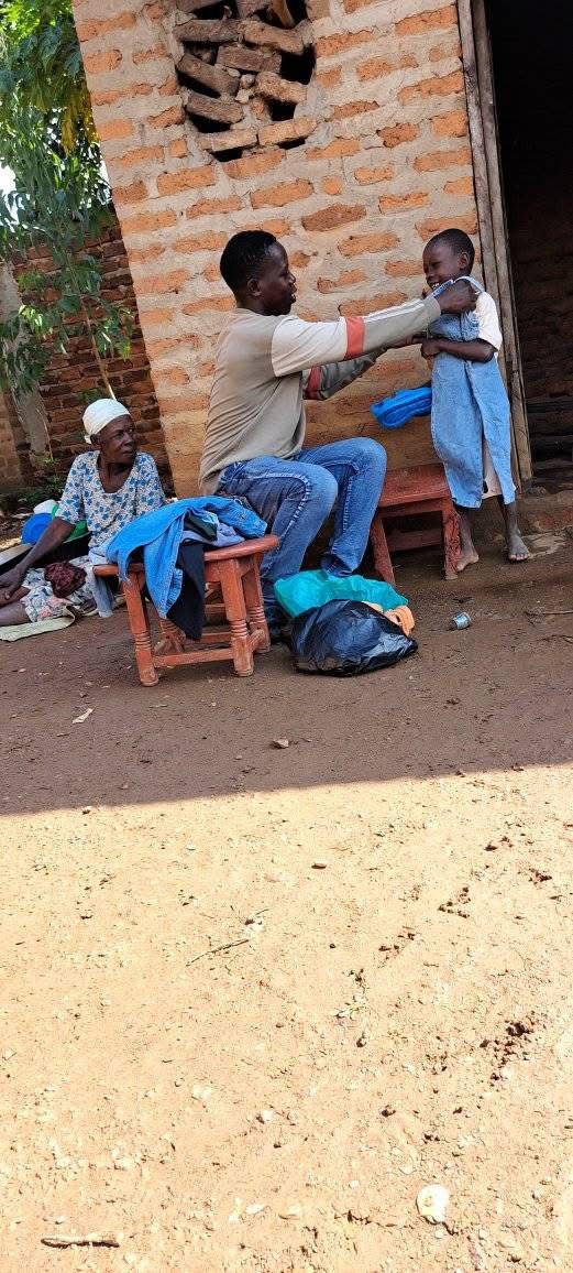 Children with backpacks