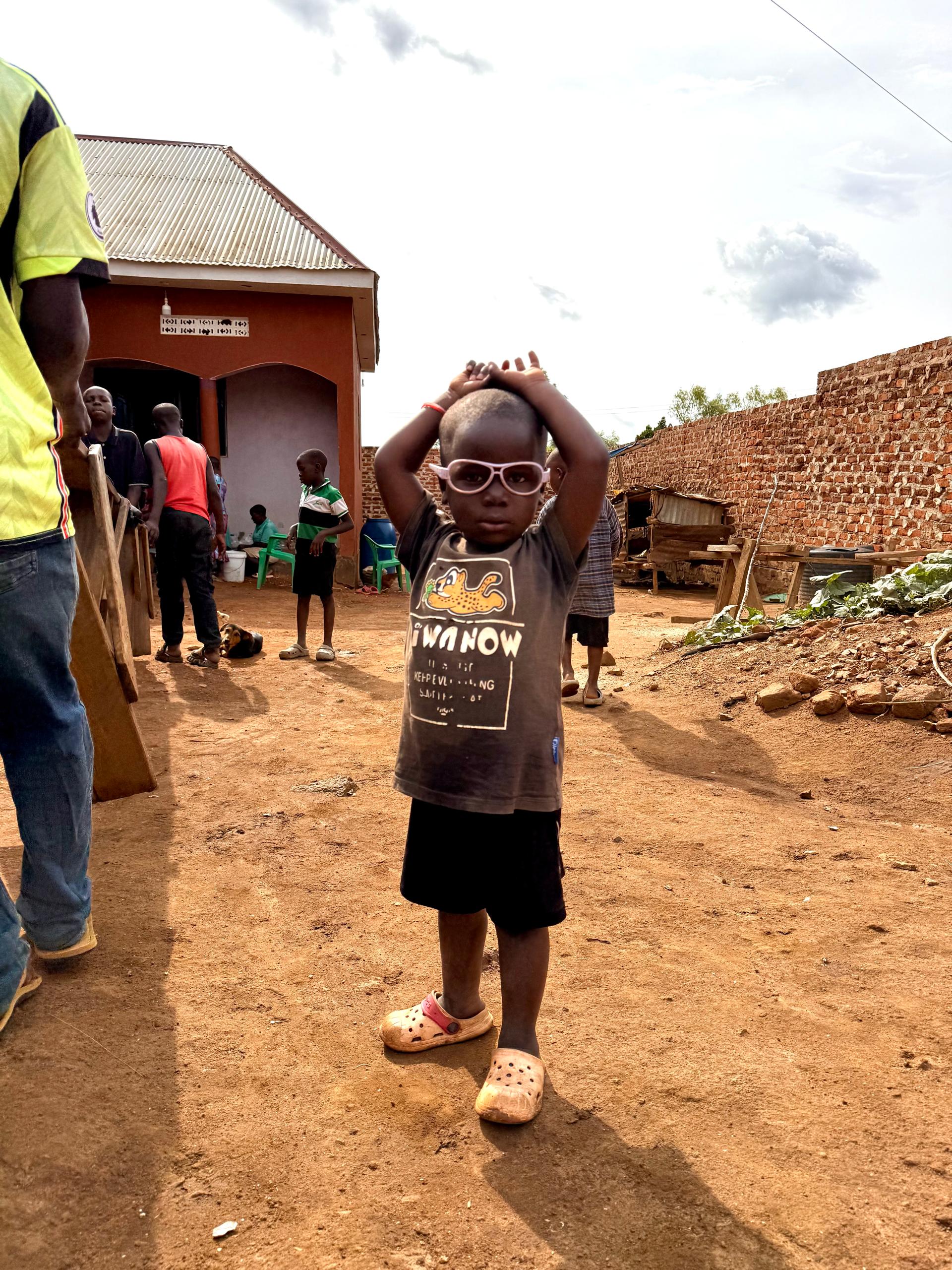 Child with glasses